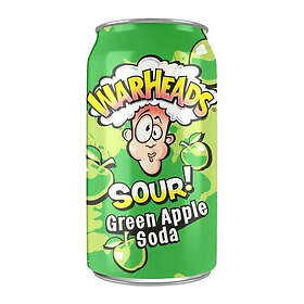 Warheads Sour Soda Grönt Äpple Burk 0.355l