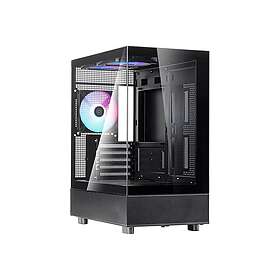 Silverstone Technology Lucid 04 (Svart/Genomskinlig)