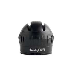 Salter BW11671B Manuell Knivvässare Sugkopp Grov & Fin Volframstål Keramisk Stång Svart