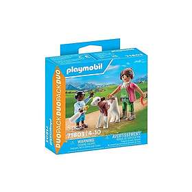 Playmobil 71803 Farmer Woman with Child and Calf