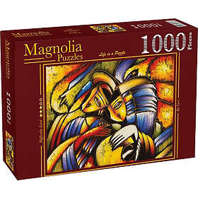 Magnolia Puzzles Abstrakt Ansikte 1000 Bitar
