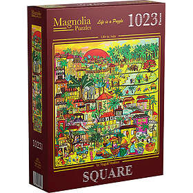 Magnolia Puzzles Livet i Asien 1023 Bitar