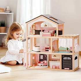 ROBUD Maison de poupée en bois RB-WDH17