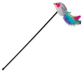 Trixie Kattvippa med plyschmus, kattmynta, 50cm