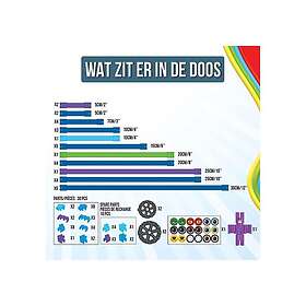 Clics Spaghetteez Noodle Flyer Airplane Flexibla Byggstavar 102007-6 76pcs