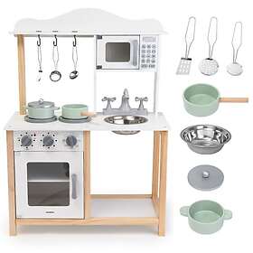 Mamabrum Cuisine Jouet en Bois avec Micro-ondes et Four MAM220