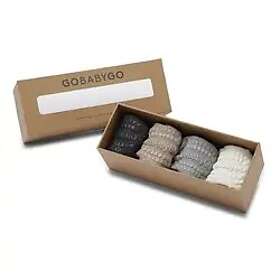 GoBabyGo Combo Box 4 Skridsikre Bambussokker (Jr)