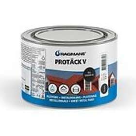 Hagmans Protäck Plåtfärg Svart 0.3L