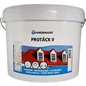 Hagmans Protäck V Plåtfärg Tegelröd 10L