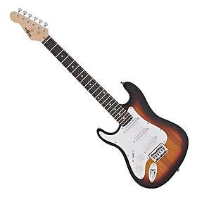 Gear4music 3/4 LA Left Handed Electric Guitar Sunburst