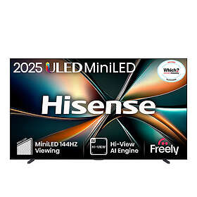 Hisense 85U7QTUK 85" 4K MiniLED Smart Freely TV (2025)