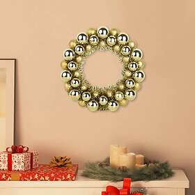 vidaXL 42019681 Christmas Ball Wreath 33cm