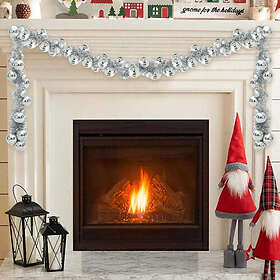 vidaXL 42019693 Christmas Ball Garland 1.9m