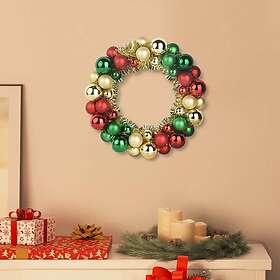 vidaXL 42019687 Christmas Ball Wreaths 33cm 2pcs
