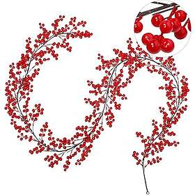 KAHEIGN YZJ617 Röd bär Julgirlang 200cm