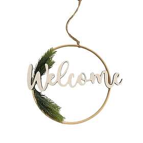 HEITMANN DECO 1024377 Couronne Décorative Welcome 27cm