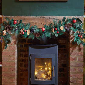 Samuel Alexander 2543110 Festive Spice Christmas Garland with Pinecones and Faux