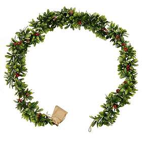 Mr XS7142 Christmas Garland with Mistletoe Berries and LED lights 1.8m