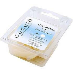 Cuccio UltraClear Pink Nail Tips Size 4 50 st