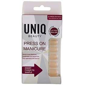 Uniq Click On / Press On Manicure Nails - Franska naglar - 24 st