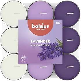 Bolsius Lavender Värmeljus 18st 3.5h 38mm