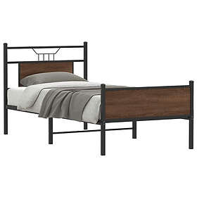 vidaXL Bed Frame 4107026 90x190cm