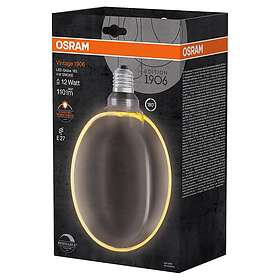 Osram Vintage 1906 Globe Smoke LED E27 1800K 110lm 4W