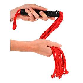 Fetish Submisive Red Rope Whip 56cm