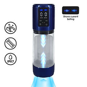 Pumped UltraLift Automatisk Vattentät Masturbatorpump Metallic Blue