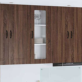 vidaXL Väggskåp 40x31x100cm Brun Ek 884751