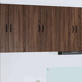 vidaXL Väggskåp 60x31x80cm Brun Ek