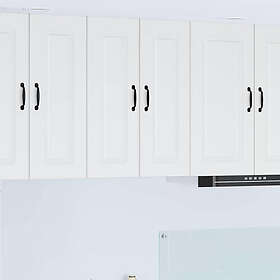 vidaXL Väggskåp Högblank Vit 30x31x80cm Konstruerat trä 884662