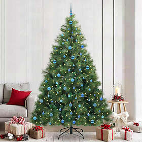 vidaXL Artificial Tree Green 240cm 300 LEDs