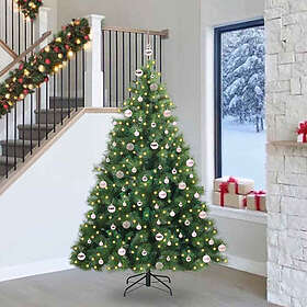 vidaXL Artificial Tree Green 240cm 300 LEDs