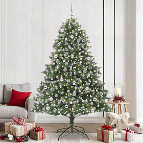 vidaXL Artificial Tree Green 240cm 300 LEDs