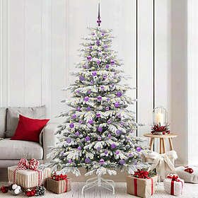 vidaXL Hinged White 210cm