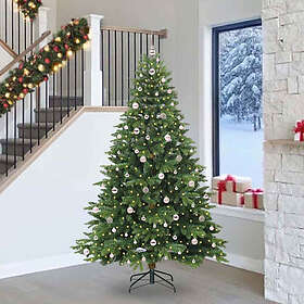 vidaXL Konstgjord Julgran 240cm 300 LEDs