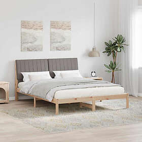 vidaXL Sängram 3394416 150x200cm