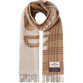 Mads Nørgaard Woven Wool Logo Scarf