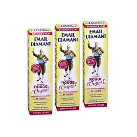 Email Diamant Red kosmetisk tandkräm 3-pack 75ml