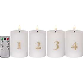 Star Trading 060-40 Flamme Advent 4-P LED