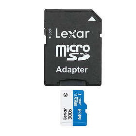 Lexar High Performance microSDXC Class 10 UHS-I U1 300x 64GB