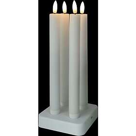 Veli Line Denmark 6648004116 LED Middags Ljus Uppladdningsbar 4-pack