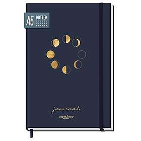 Häfft paper&you® Moon Journal A5 Prickig 156 sidor
