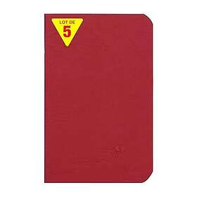 Clairefontaine Age Bag Collection 5-pack Häftad Anteckningsbok 9x14 cm Linjerad