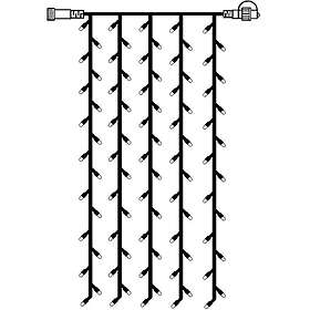 Star Trading Ljusgardin Extra System Decor (100 LEDs)