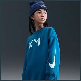 Nike Kylian Mbappé Club Fleece Oversized Crew Neck Fotbollssweatshirt (Jr)