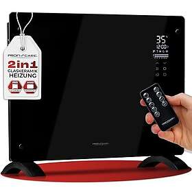 ProfiCare PC-GKH 3118 Chauffage électrique avec façade en verre et élément chauf