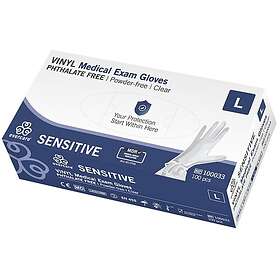 Evercare Vinylhandskar L 100 st