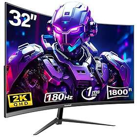 Gawfolk GF320I 32" Courbé QHD 144Hz Moniteur de Jeu